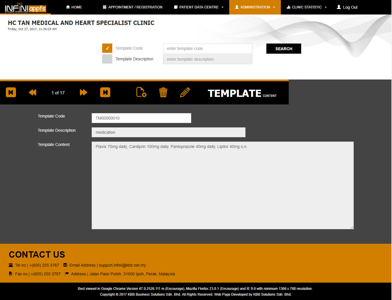 Template Page