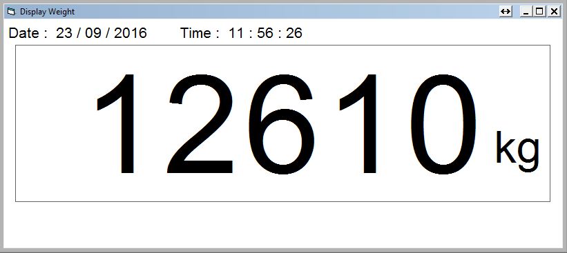 Weight Display